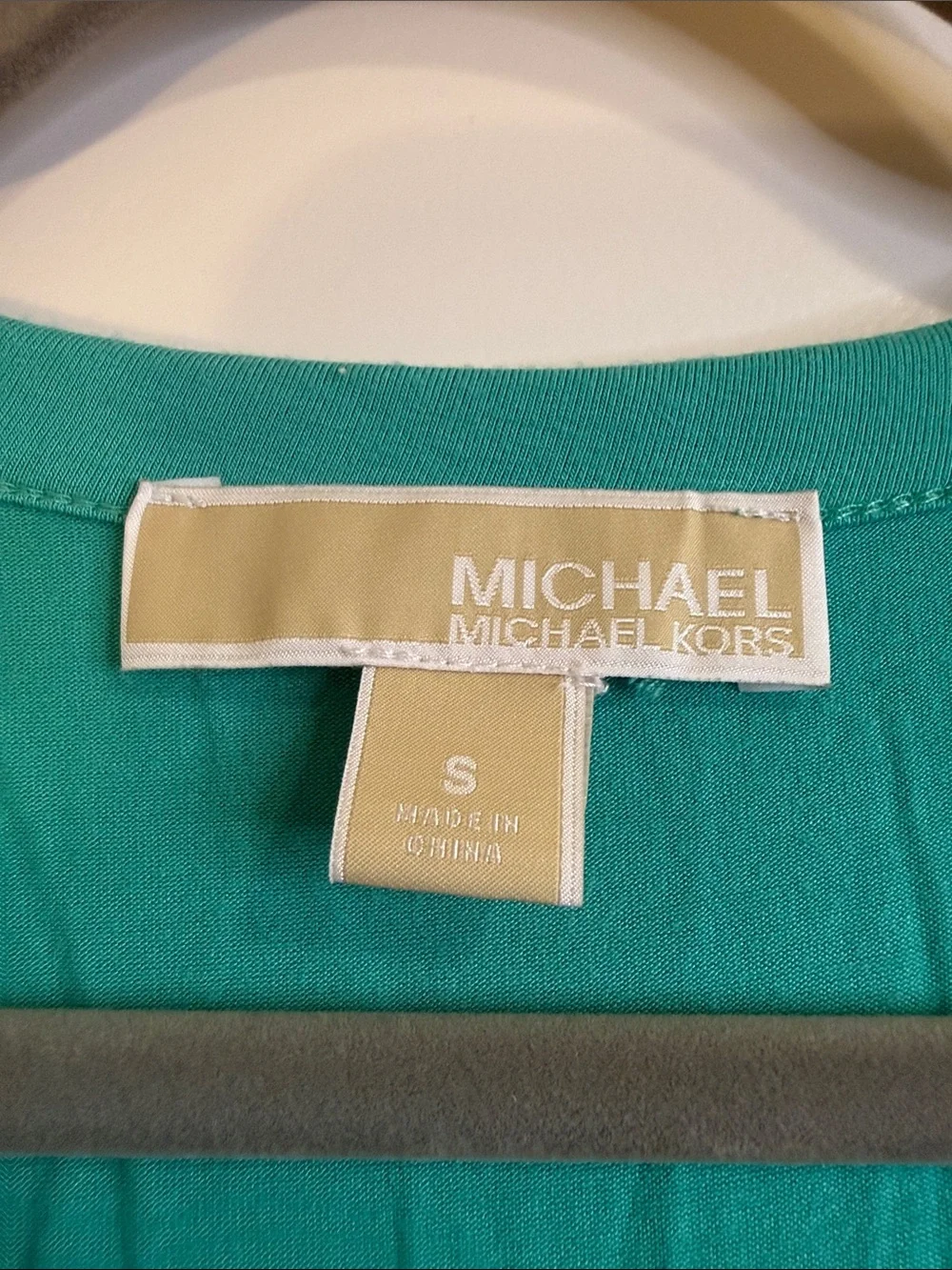 Michael Kors Teal Fringe-Trim Tank Top - Women's Sleeveless